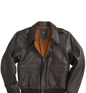 Alpha Industries A-2 Leather Jacket
