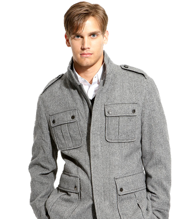 BOSS Black Virgin Wool Field Jacket