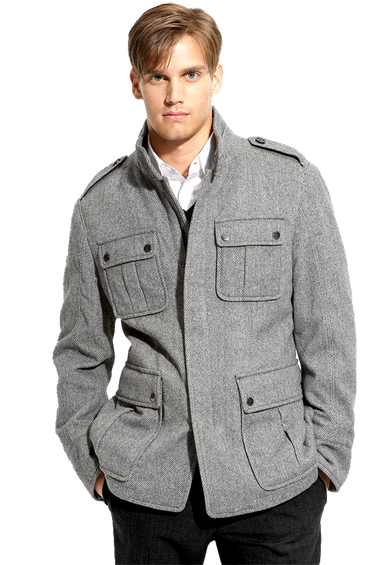 BOSS Black Virgin Wool Field Jacket