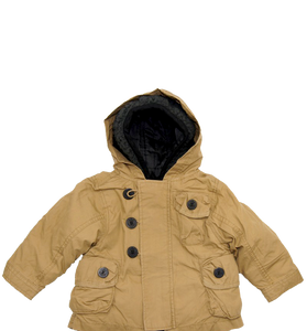 Boys 4 In 1 Cozy Sherpa Hooded Microfiber Parka