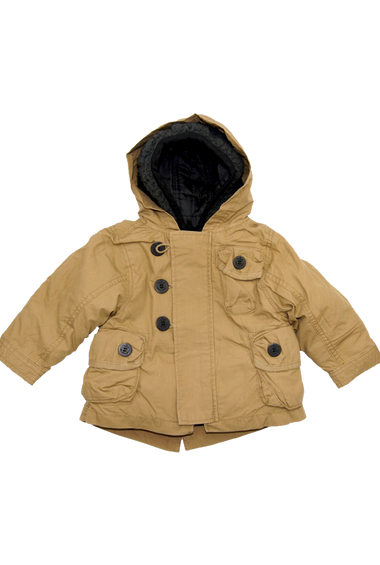 Boys 4 In 1 Cozy Sherpa Hooded Microfiber Parka